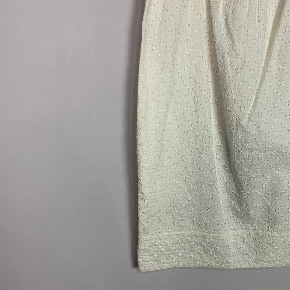 Vince | eyelet cap sleeve mini dress white size 2 - Picture 2 of 7